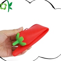 Okokokko — pochette en Silicone pour rangement de stylos, étui à crayons, pour enfants, étudiants, Design piment populaire