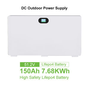 Paquete de Baterías LiFePO4 de Alta Seguridad de 7.68KWh con BMS Inteligente y Comunicación RS485, Sistema de Almacenamiento de Energía Solar MPPT para Respaldo Móvil - Product Image 2