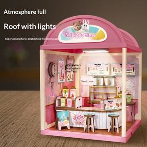 YD TOYS Juguete de Plástico para Niños, Mini Escenario de Rompecabezas, Educativo, Hecho <span class=keywords><strong>a</strong></span> Mano, DIY, Microscópico, para Bebés de 0-3 Meses, Casa de Juegos, Tienda, Regalo - Product Image 5