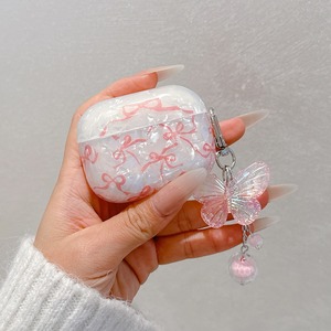 Bonita funda protectora con lazo rosa para <span class=keywords><strong>Airpods</strong></span>, accesorios para auriculares de cuarta generación compatibles con Pro2/3ª generación - Product Image 2
