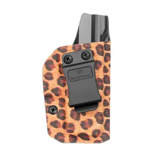 GunFlower print Kydex IWB fondina per pistola regolabile all'interno fondine in vita modelli di vendita calda di supporto per autodifesa