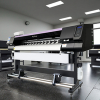Imprimante vinyle XP600 I3200 1,8 m pour toile et bâche, traceur d'impression UV pour impression de banderoles flexibles et d'affiches extérieures