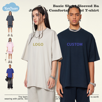 Kaos Polos Custom Print Mint Green Tekstur Keren Bahan Sorona Katun Oversize Sporty Unisex Cepat Kering