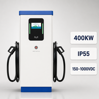 Service OEM ODM Station de recharge rapide DC 400 kW pour véhicules électriques, avec logo personnalisé, sur pied, double borne, pour centres commerciaux, hôtels et complexes hôteliers