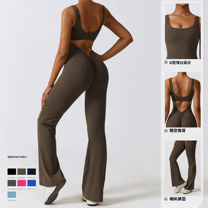 2025 venta al por mayor conjunto de Yoga para mujer Pantalones cortos transpirables de 3 piezas ropa activa gimnasio ropa deportiva personalizable de alta calidad - Product Image 1