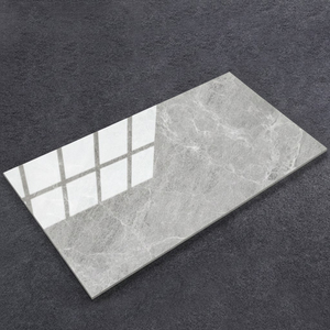 Azulejos de Cerámica con Patrones de Mármol Pulido Esmaltado Gris de 400x800 <span class=keywords><strong>para</strong></span> Cocina y Baño de Villa Moderna, Azulejos <span class=keywords><strong>para</strong></span> Paredes Interiores - Product Image 3