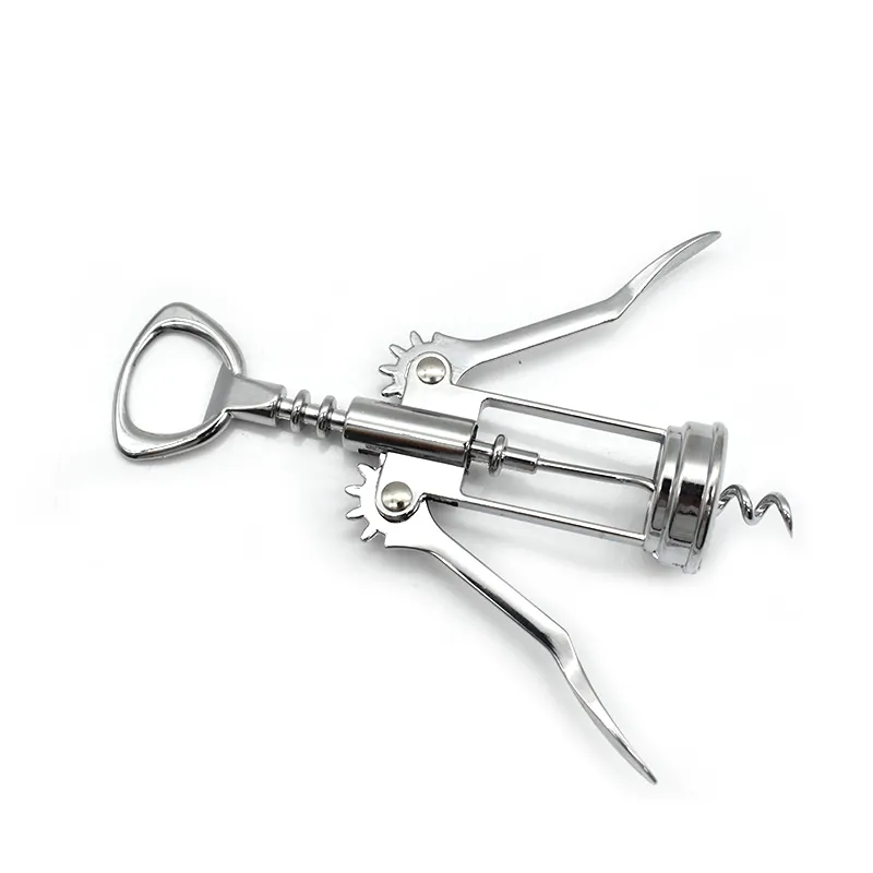 Wholesale Stainless Steel Wing Corkscrew Waiters Friend Cork Wine Corkscrew For Kitchen Bars