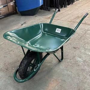 Carretilla de construcción china de servicio pesado WB6400 Carro de mano de hierro y metal con rueda de mano cómoda - Product Image 3