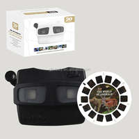 Jouet de visionneuse d'images 3D pour animaux, visionneuse de diapositives personnalisée, machine à visionneuse de diapositives, disque en carton, film papier