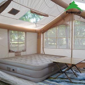 7.5제곱미터 즉석 설치 팝업 텐트 (캠핑용) 420D 옥스포드 원단 가족 글램핑용 - Product Image 4