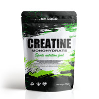 Pasokan Pabrik MOQ Rendah Kualitas Tinggi Nutrisi Olahraga Otot Dewasa 200 Mesh Kemurnian 99,9% Bubuk Creatine Monohydrate