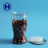 470ml Unique Premium Parfumé Snack Bonbons De Qualité Alimentaire Étanche Sans BPA Boîtes PET avec Couvercle En Aluminium