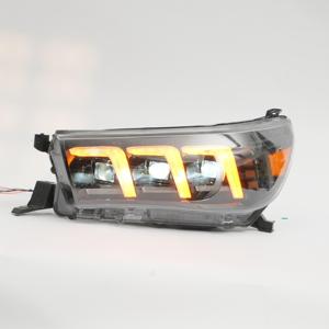 Phare avant à trois lentilles pour pick-up, ensemble d'éclairage extérieur de voiture, modèle 2016, pour une vision claire, lampe avant pratique, pièce de rechange automobile - Product Image 2