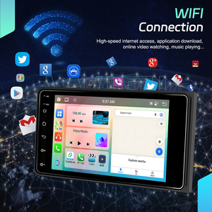 วิทยุติดรถยนต์ Podofo 6+128GB หน้าจอ 7 นิ้ว ระบบ Android พร้อม Carplay และ Android Auto GPS Wifi Hifi สำหรับรถยนต์โตโยต้า/โคโรลล่า - Product Image 3