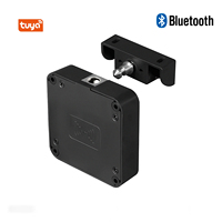 Serrure Intelligente Tuya pour Porte en Bois avec Contrôle à Distance par Application, Surveillance, Déverrouillage sans Clé par Carte IC pour Armoire, Casier, Meuble, Tiroir