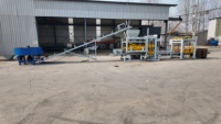 Machine de fabrication de briques carrées entièrement automatique à commande PLC, haute productivité, avec technologie de vibration pour le béton