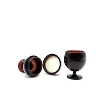 Yueshunxing 8ml Usine En Gros De Haute Qualité Conception Exclusive Mignon Vide Mini Vin Forme Baume À Lèvres Conteneur En Plastique Pot De Crème