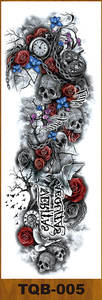 <span class=keywords><strong>Tatuajes</strong></span> Temporales de Manga Completa, Diseño Tribal Totem, Papel Ecológico a Todo Color, Tamaño Grande, Larga Duración, <span class=keywords><strong>para</strong></span> Adultos - Product Image 5