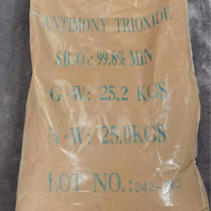 삼산화 안티몬 Sb2O3 99.8% 난연제 마스터배치 - 플라스틱/고무/섬유용 - 25kg 백 공장 직판 가격 - Product Image 6