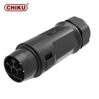 CHIKU 690V Solar AC-Steckverbinder IP68 Wasserdichter Wechselrichter AC-Kabelverbinder 65A Panel Steckeradapter