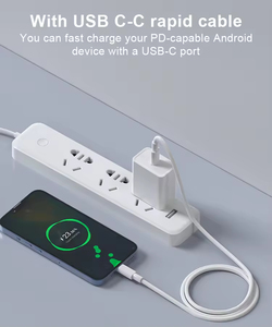 Bộ sạc điện thoại thông minh di động TKT 20W, sạc nhanh, cáp Type-C, công nghệ GaN, USB PD, bộ sạc điện thoại di động, phích cắm US, dùng được cho máy ảnh - Product Image 2