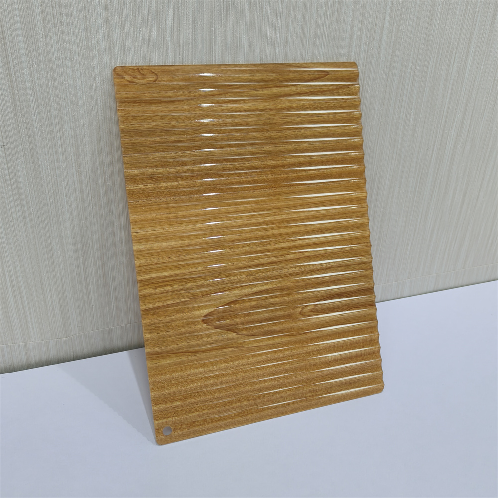 white acrylic waves textured