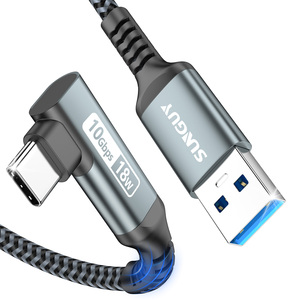 Cable de Carga Rápida SUNGUY Tipo-A a Tipo-C, Cable de Datos USB Trenzado de Nailon de 2m, Ecológico, para Teléfonos Móviles y Bancos de Energía - Product Image 4