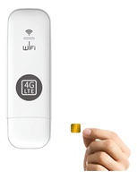 Router Modem WIFI USB 4G dengan Slot Kartu SIM Router Wifi Nirkabel Mobil 4G LTE Mendukung Pita Jaringan B28 Dongle WIFI USB