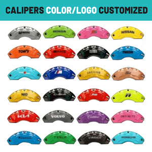 6 Piston Brake Kit for Honda <strong>Civic</strong> Type R FK8 FL5 FE FC Custom Red Brake System Caliper <strong>5</strong> Days Ship Fits 17-19" Wheel MOQ 1 - Product Image 3