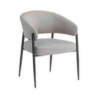 Fauteuils Modernes avec Pieds en Métal Nouveau Café Restaurant Salle à Manger Chaises pour Supermarché École Salon Hôtel