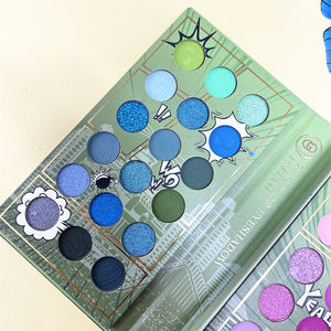 Aplicador de paleta de maquillaje en polvo luminoso de lentejuelas grandes, resistente al agua, directo de fábrica, sombra de ojos, 36 colores - Product Image 5