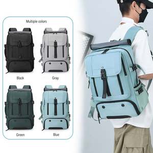 Mochilas Personalizadas para Hombre, Bolsa para Portátil, Impermeable, Casual, Deportiva, de Viaje, para Estudiantes, Mochila de Senderismo al Aire Libre con Compartimento para Zapatos - Product Image 5