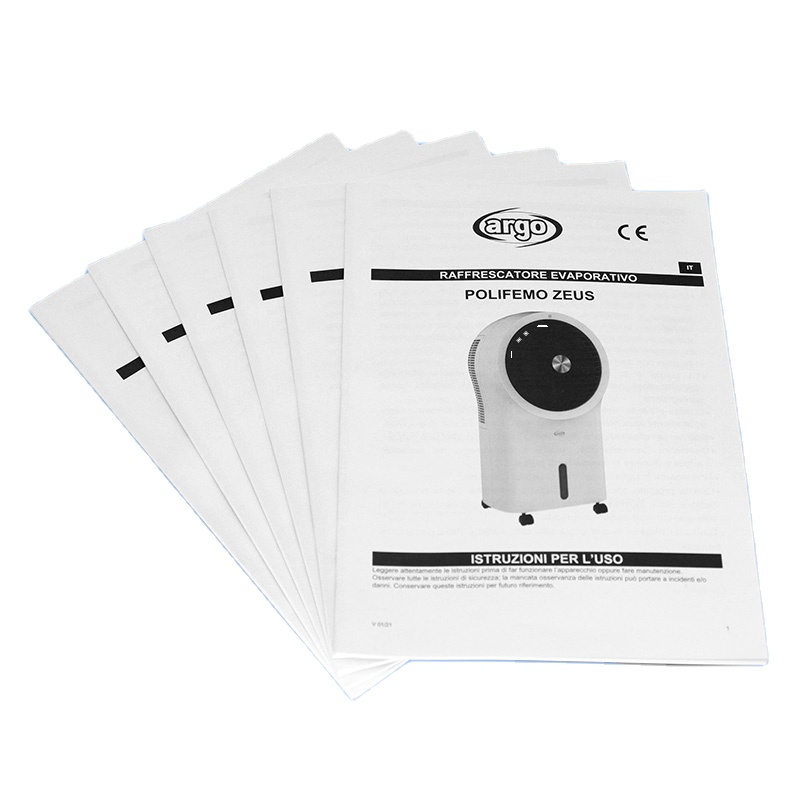 Напечатанная на заказ бытовая техника руководство пользователя для волос Электронное руководство для товаров