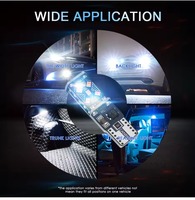 1 Stück Auto T10 2016 15SMD W5W 194 Seitenblinker LED-Glühbirne Ultra Hell Auto Rückfahr-Brems-Parkleuchte