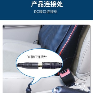12V Car Cigarette Lighter <b>Adapter</b> <b>DC</b> Power Cord With Indicator Light For Vehicle Use - Product Image 4