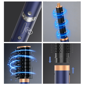 <span class=keywords><strong>Nuevo</strong></span> <span class=keywords><strong>Secador</strong></span> de Pelo Multifuncional 7 en 1, Eléctrico, 110000 RPM, Sin Aspas, de Alta Velocidad, Iónico, con Cepillo - Product Image 5