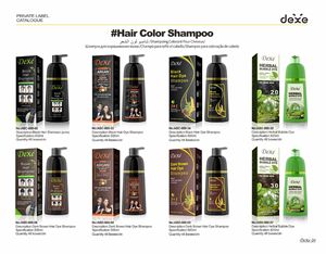 Coloration capillaire végétale pour cheveux noirs, pour seniors, couvre les cheveux gris, shampoing – OEM transfrontalier - Product Image 3