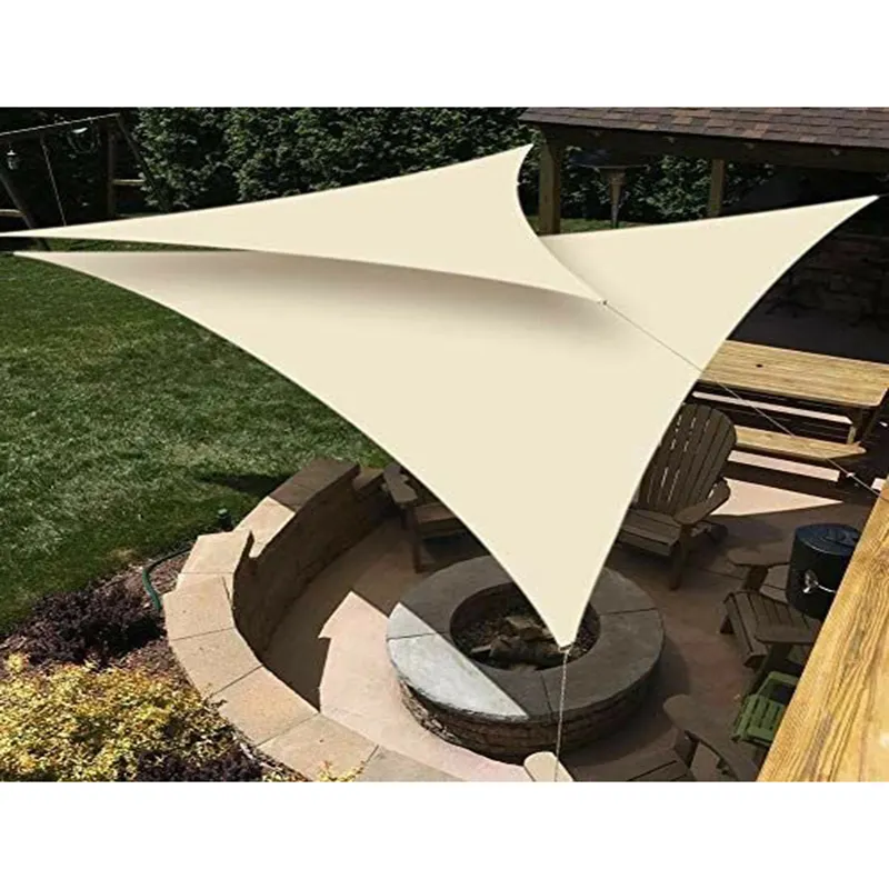 Hot Sale HDPE Sail Awning for the Sun Waterproof Uv Protection Sun Shade Sail Canopy Fabric Cloth Screen For Garden