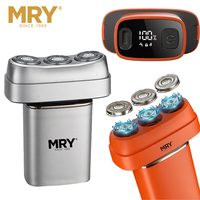 Rasoir électrique de poche MRY, étanche IPX6, sans fil, rechargeable, tondeuse à barbe, rasoir électrique pour hommes