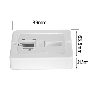89*63.5*21.5mm PC Thùng khẩn cấp nút trường hợp Brandnew ABS + PC nhựa Wall Mount Bảng điều chỉnh hộp dự án điện tử hộp iốt - Product Image 2