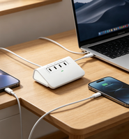 Hub Aluminium Alloy 4-in-1 Tipe C 3.1 10Gbps Kecepatan Tinggi Adaptor Multiport Tersedia