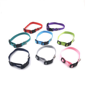 विभिन्न प्रकार के रंगों उपलब्ध कुत्ते कॉलर जल्दी रिलीज ठोस पालतू कॉलर कस्टम कुत्ते कॉलर के साथ उच्च गुणवत्ता का पट्टा प्रकार - Product Image 3