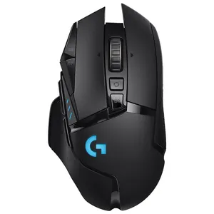 Logitech g502 mouse gamer wireless, lightspeed, sem fio, hero 25k, sensor tunable, lightsync, rgb, sem fio, gaming mouse