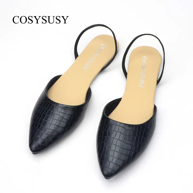 Women Flats Sandals Closed Pointy Toe Slingback Shoes Ladies Summer Casual Fashion Pumps Dress Outdoor Daily Shoes For Women