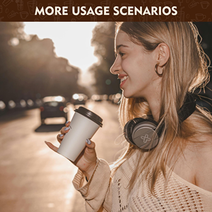 Gobelet à emporter personnalisé en carton ondulé double paroi biodégradable pour le thé et le café, idéal pour les compagnies aériennes - Product Image 5