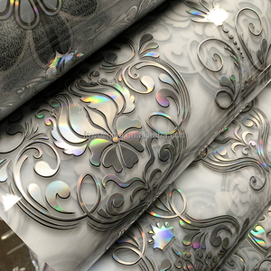 Decorative <strong>Table</strong> <strong>Protector</strong> Customized Soft White Laser Printed <strong>PVC</strong> <strong>Table</strong> Cover - Product Image 3