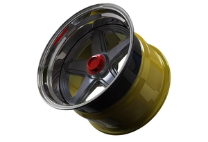 Ruedas de Carreras HRW PROJECT, Personalizadas, Forjadas en 3 Piezas, de Aleación de Aluminio Cóncavas Plateadas de 17-22 Pulgadas, Nuevas, PCD de 100mm/108mm/115mm, 25-40mm - Product Image 5