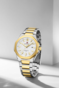 NAVIFORCE NF9258 <b>Men's</b> Fashion Calendar Date Quartz <b>Watch</b> Stainless Steel Band Waterproof 3BAR Casual Sports 2026 - Product Image 6