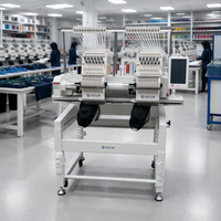 Machine à broder les vêtements à double tête et portique