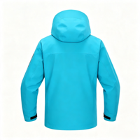 Veste imperméable respirante isolante unisexe avec fermeture éclair, coupe-vent, à capuche, imprimée, pour les sports d'hiver, le ski, les activités de plein air en automne